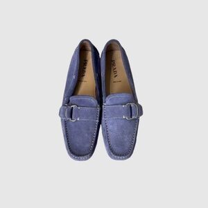 PRADA SUEDE LOAFERS